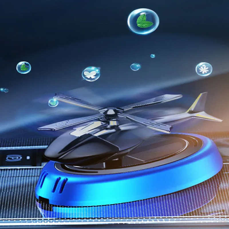 Perfume Gardenia Fragrance - Solar Rotating Helicopter Difusor, Ambientador De