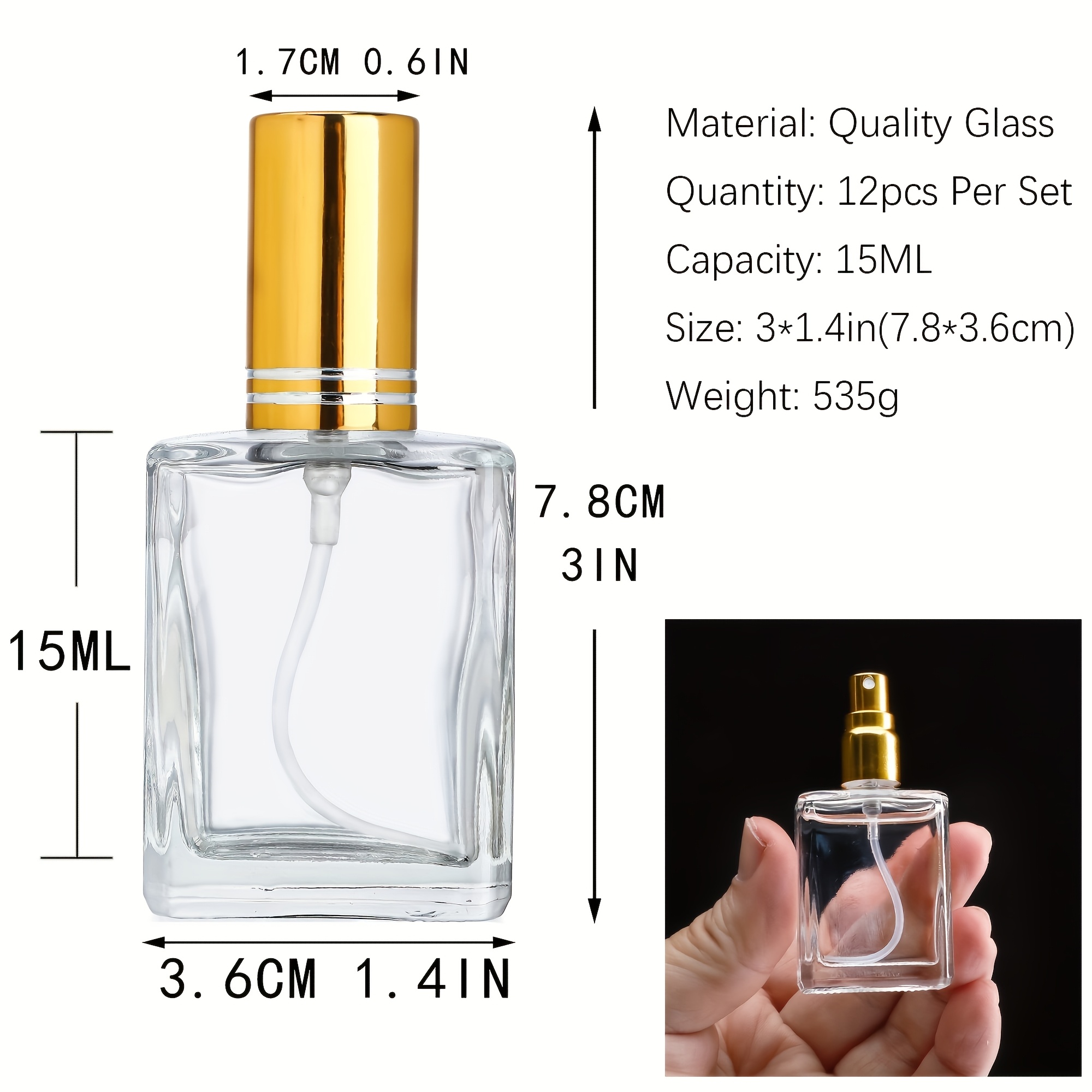 12 peças + 6 acessórios frasco - Perfume Fragrance Book avaliação e preço