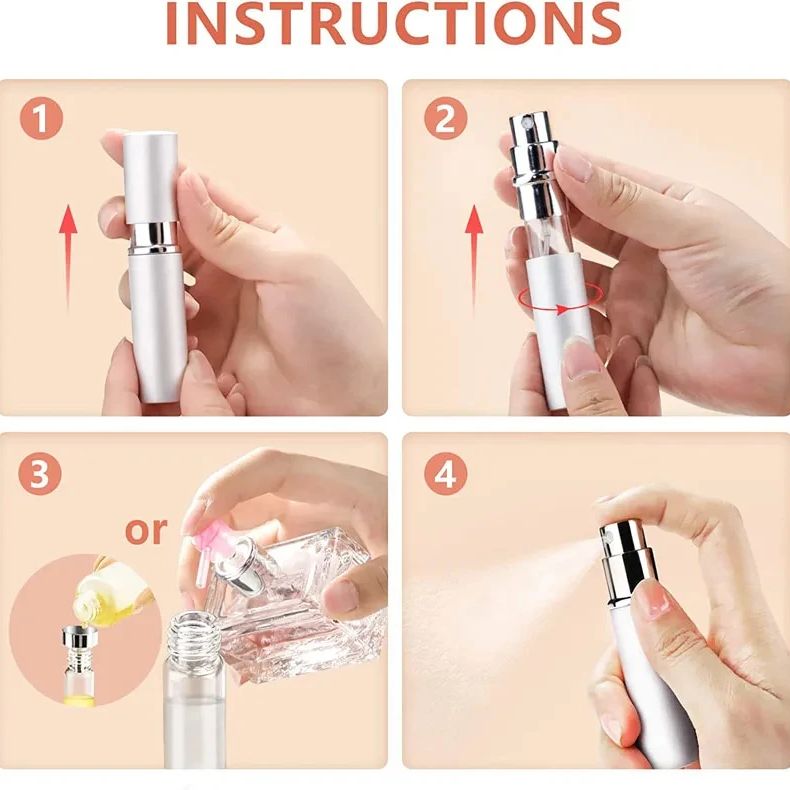 Recarregáveis Portátil Mini Pe - Perfume Fragrance Book avaliação e preço