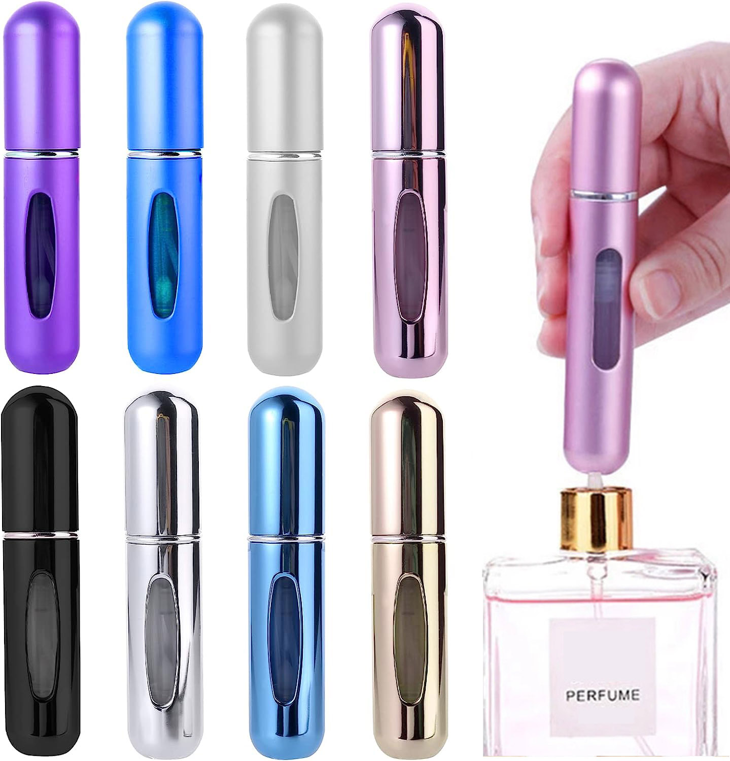 Mini garrafa de perfume recarr - Perfume Fragrance Book avaliação e preço
