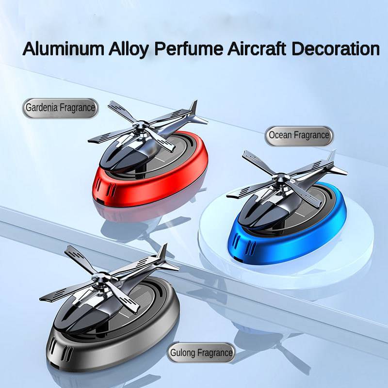 Solar Rotating Helicopter Difu - Perfume Gardenia Fragrance avaliação e preço