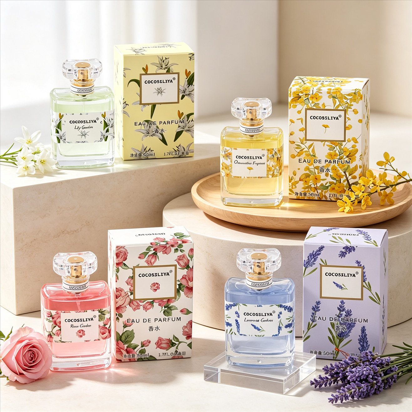 Perfume Feminino COCOSILIYA, 1 - Perfume Fragrance Rose avaliação e preço